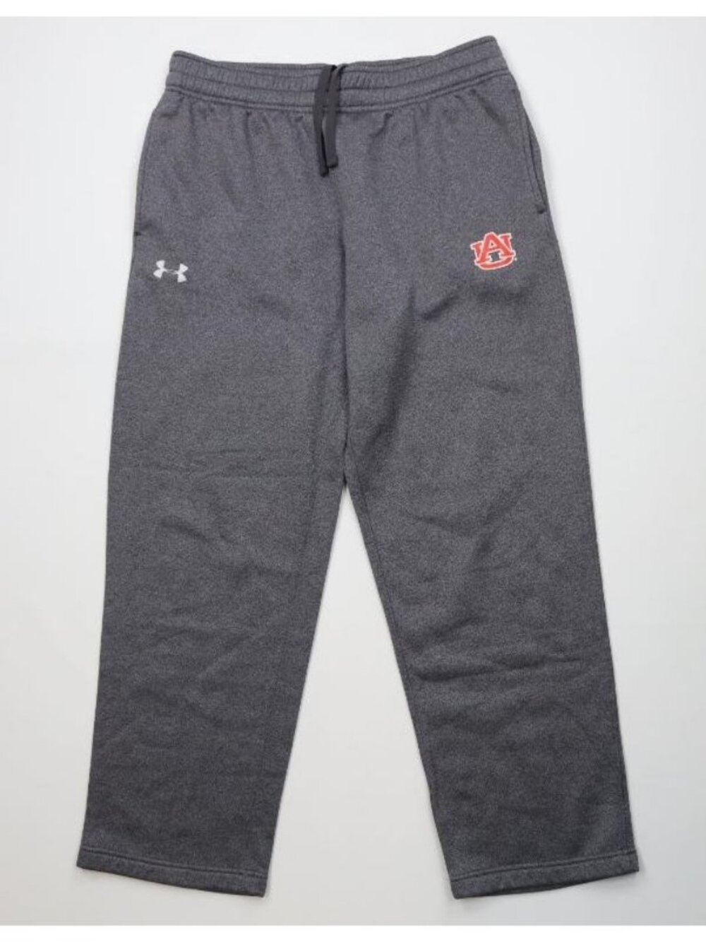 Under Armour Mens Large Loose Auburn University Sweatpants Pants Heather Gray